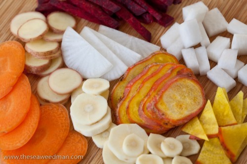 Sliced Root Veggies